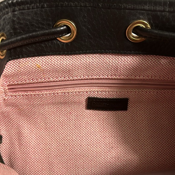 Dooney & Bourke Drawstring bag with tassels and duck tag. - Picture 11 of 12